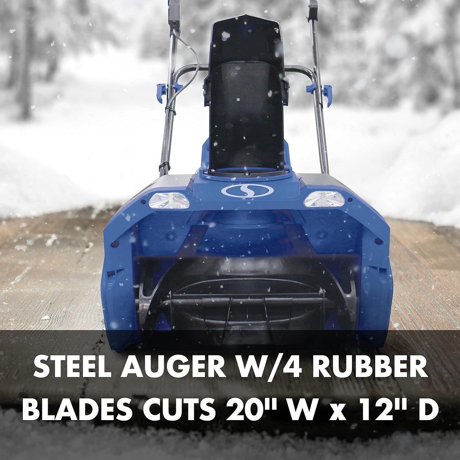 20-Inch 48V Cordless Snow Blower Kit with 2 Batteries and Charger