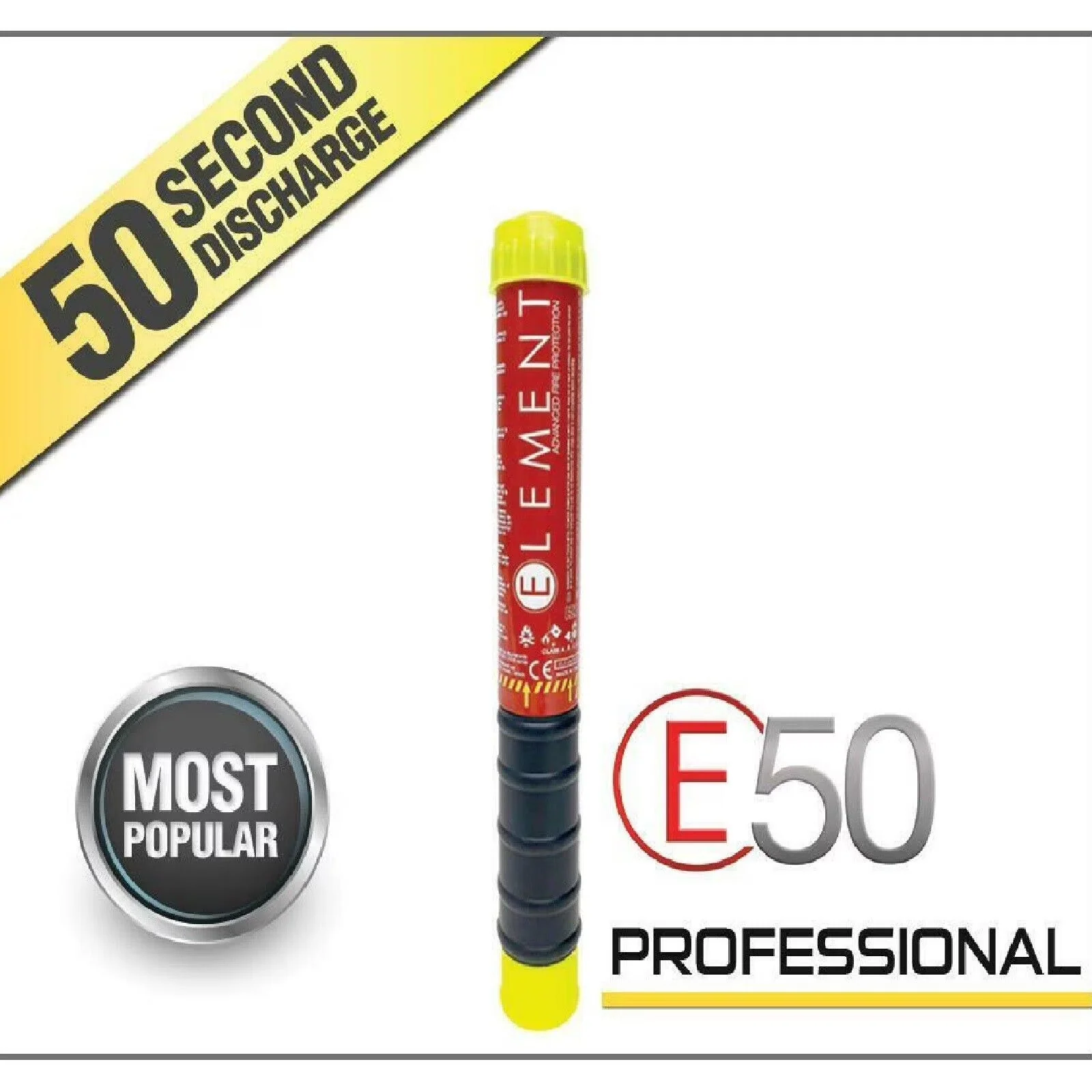 ELEMENT E50 Fire Extinguisher, 50 Second Discharge – 40050
