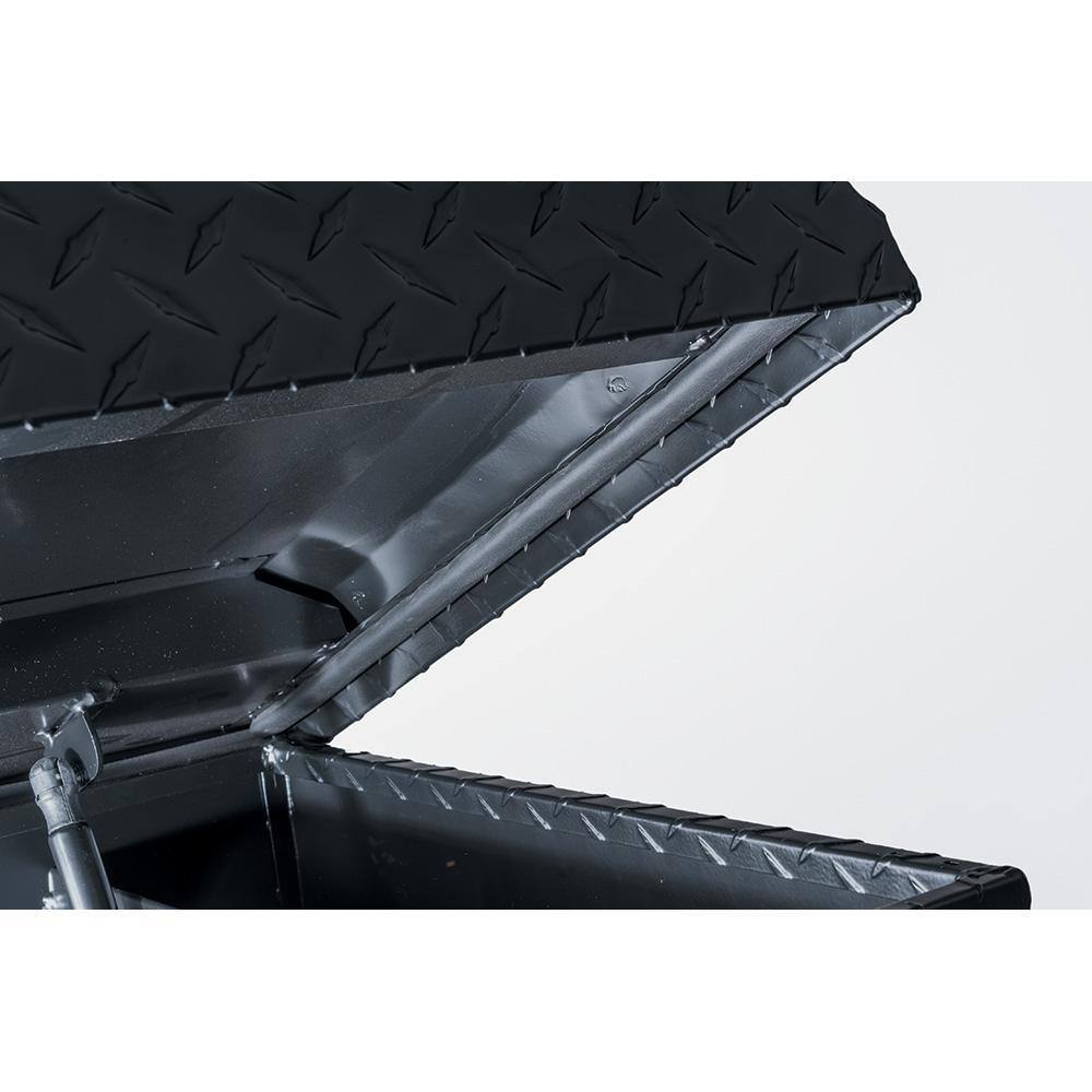 61.86 Matte Black Aluminum Low Profile Truck Box for Mid-Size Trucks
