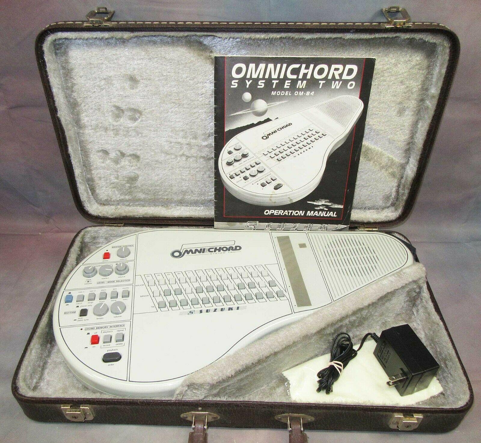 OM 84 System Two w/ Hard Case Power Supply Manual TESTED! WORKS