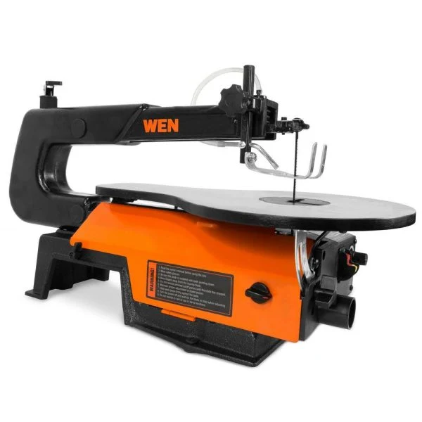 WEN 16-inch Variable Speed Scroll Saw With Easy-Access Blade Changes – 3922