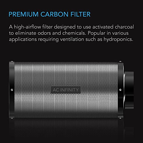 AC Infinity Air Carbon Filter 12in Duct Opening, 28in Length – Australian Virgin Charcoal