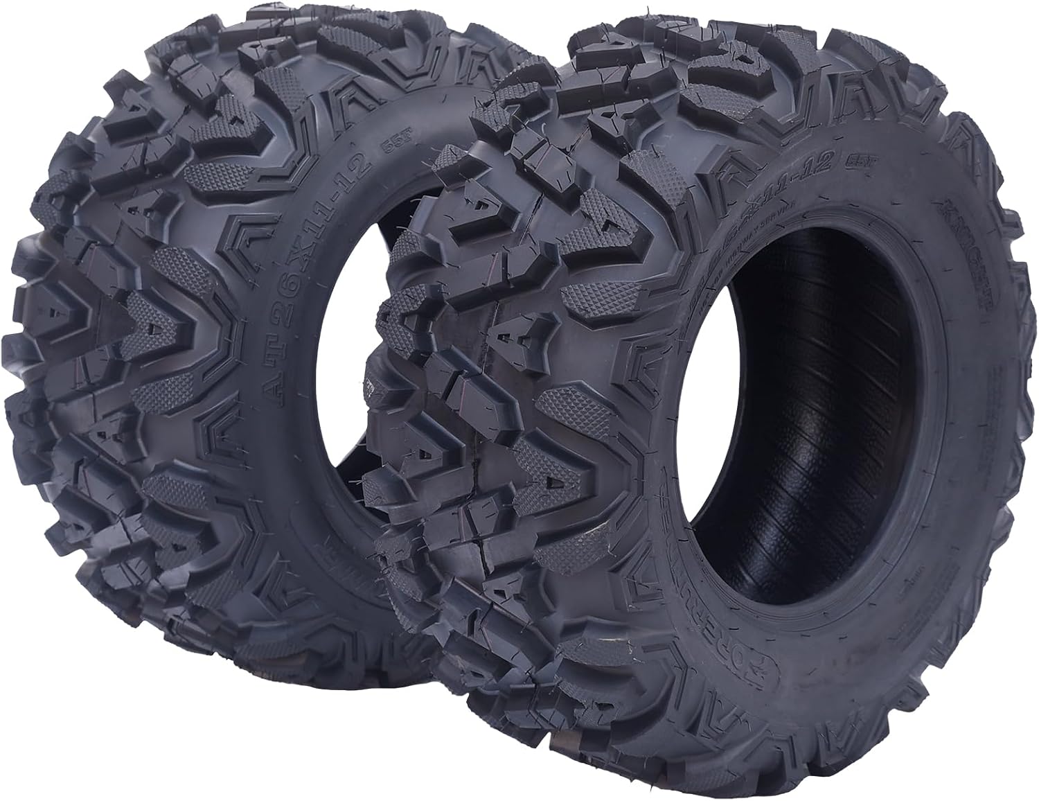 26×12-12 All-Terrain ATV/UTV Tires, Set of 2