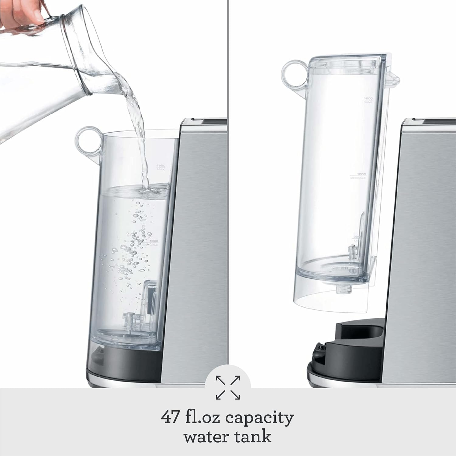Espresso Machine, Brushed Stainless Steel