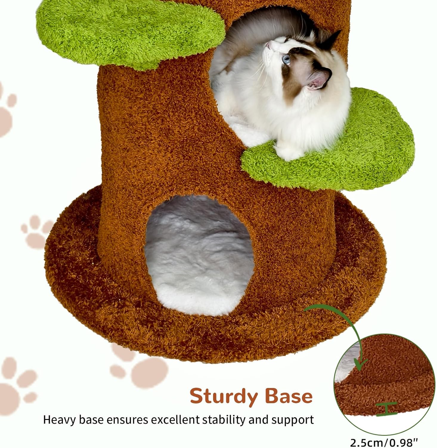 Wisfor Modern Cat Tree Tower: 58Inch Tall Cats Tree for Large Cats with Multi Condos – Indoor Wooden Kitty Tree House Sturdy with Scratching Post
