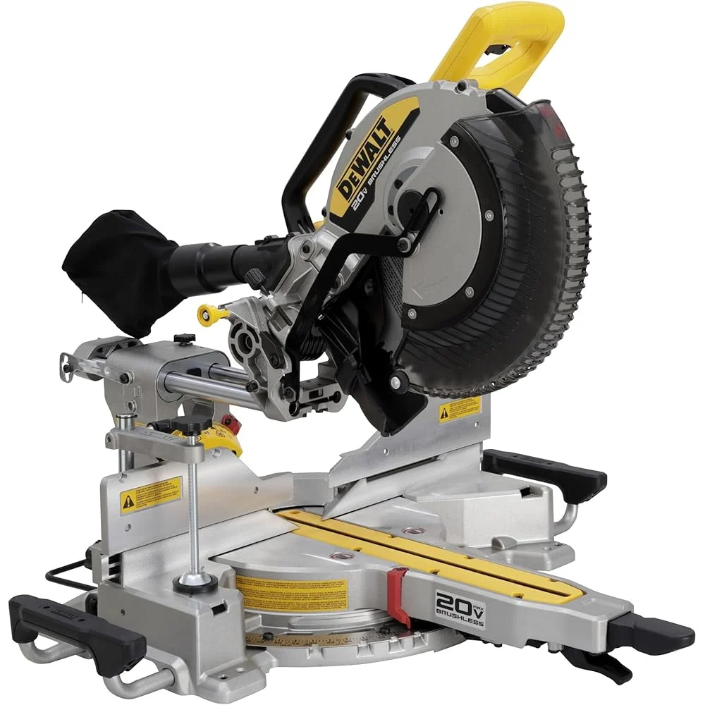 DEWALT 20V MAX XR 12 inch Double Bevel Sliding Miter Saw, Cordless, Tool Only – DCS785B