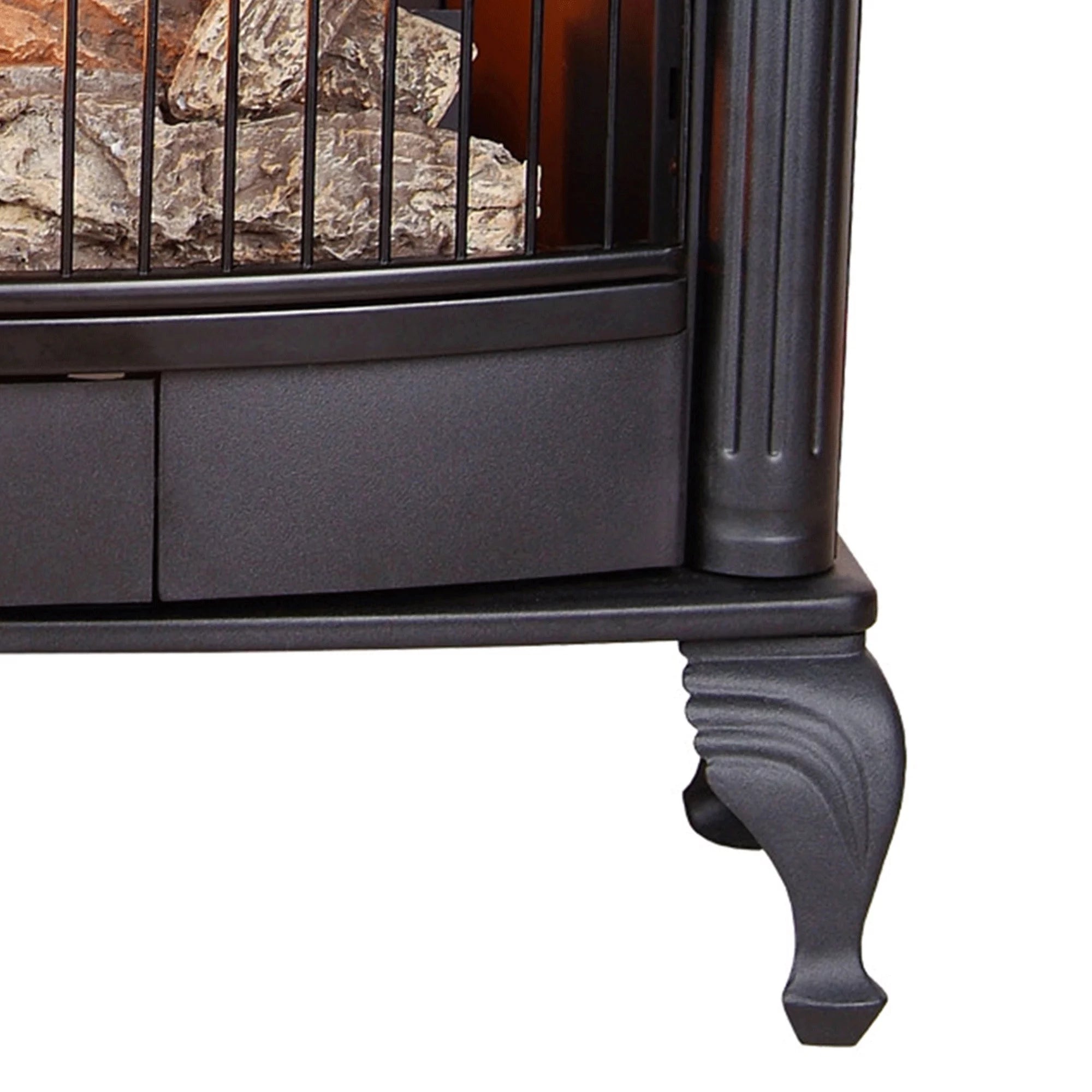 Procom Vent less Dual Fuel Gas Stove – 25,000 BTU, Remote Control, Black Finish – Model# QNSD250RT