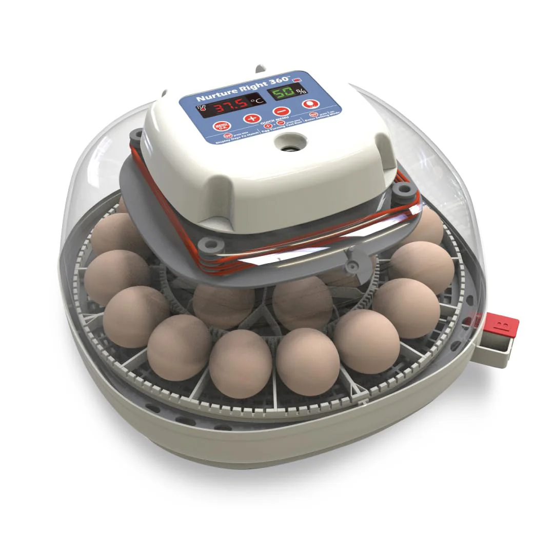 Nurture Right Egg Incubator for Hatching Chicks – Holds 22 Eggs