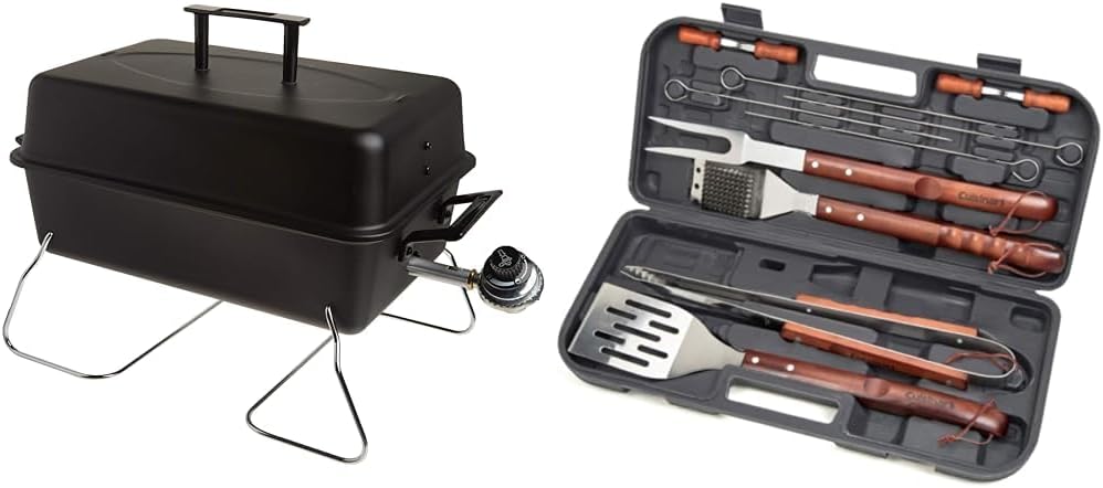 Portable Convective 1-Burner Stainless Steel Propane Gas Grill – 465133010