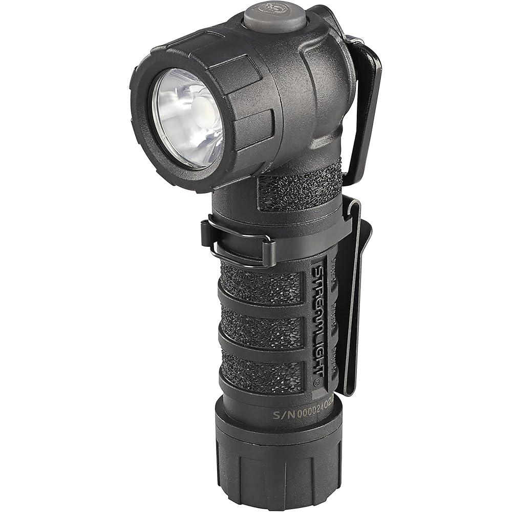 Streamlight PolyTac 90 LED Right Angle Polymer Flashlight, Black, 170 Lumens – 88830