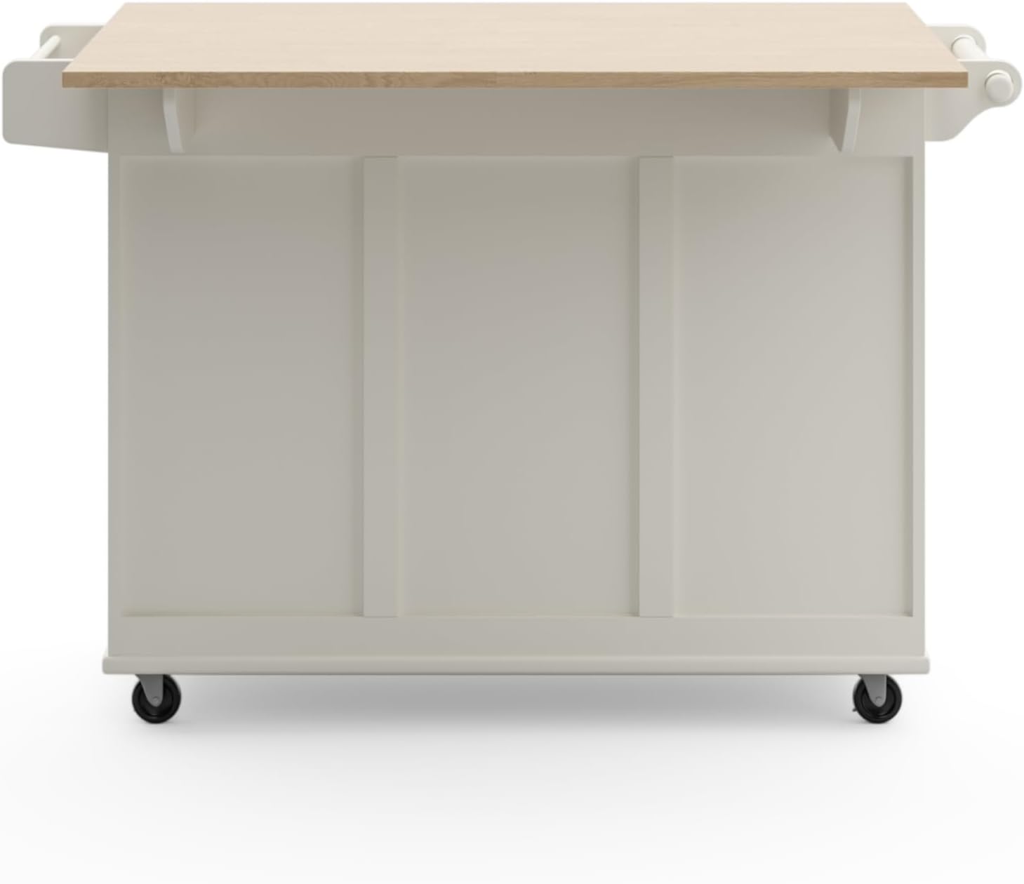 Mobile Kitchen Island Cart, Drop Leaf Breakfast Bar