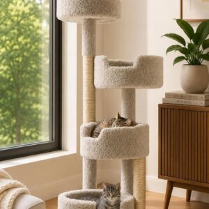 New Cat Condos Multi-Level Cat Tower