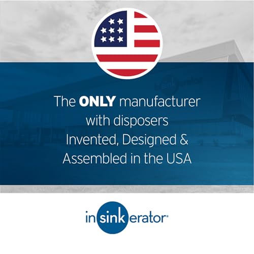 Garbage Disposal, 1/2 HP Continuous Feed, Durable Steel, Easy Install