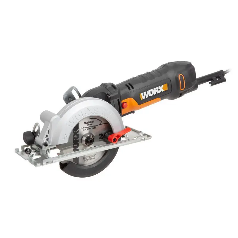 Worx WorxSaw 4.5 Amp Compact Circular Saw, 4-1/2 Inch Blade – WX439L