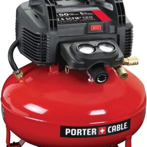 6 Gallon Oil-Free Pancake Air Compressor, 150 PSI, 2.6 SCFM at 90 PSI