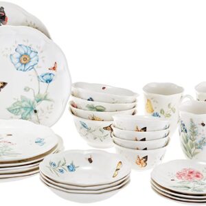 28 Piece Butterfly Meadow Classic Dinnerware Set