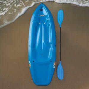 The Wave 6′ Youth Kayak with Paddle. Designed for Stability and Safety, It’s The Perfect Choice for Young Paddlers Ready to Conquer The Water