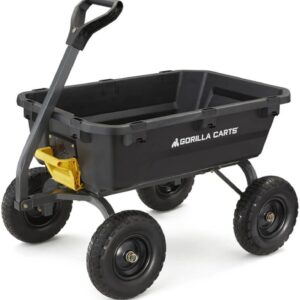 7GCG-NF Heavy-Duty Poly Dump Garden Cart, 7 Cu. Ft., 1,200-Lb. Capacity