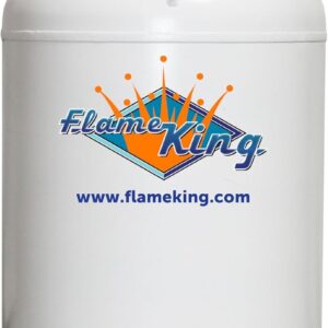420-Lb. ASME Vertical Propane Tank, White