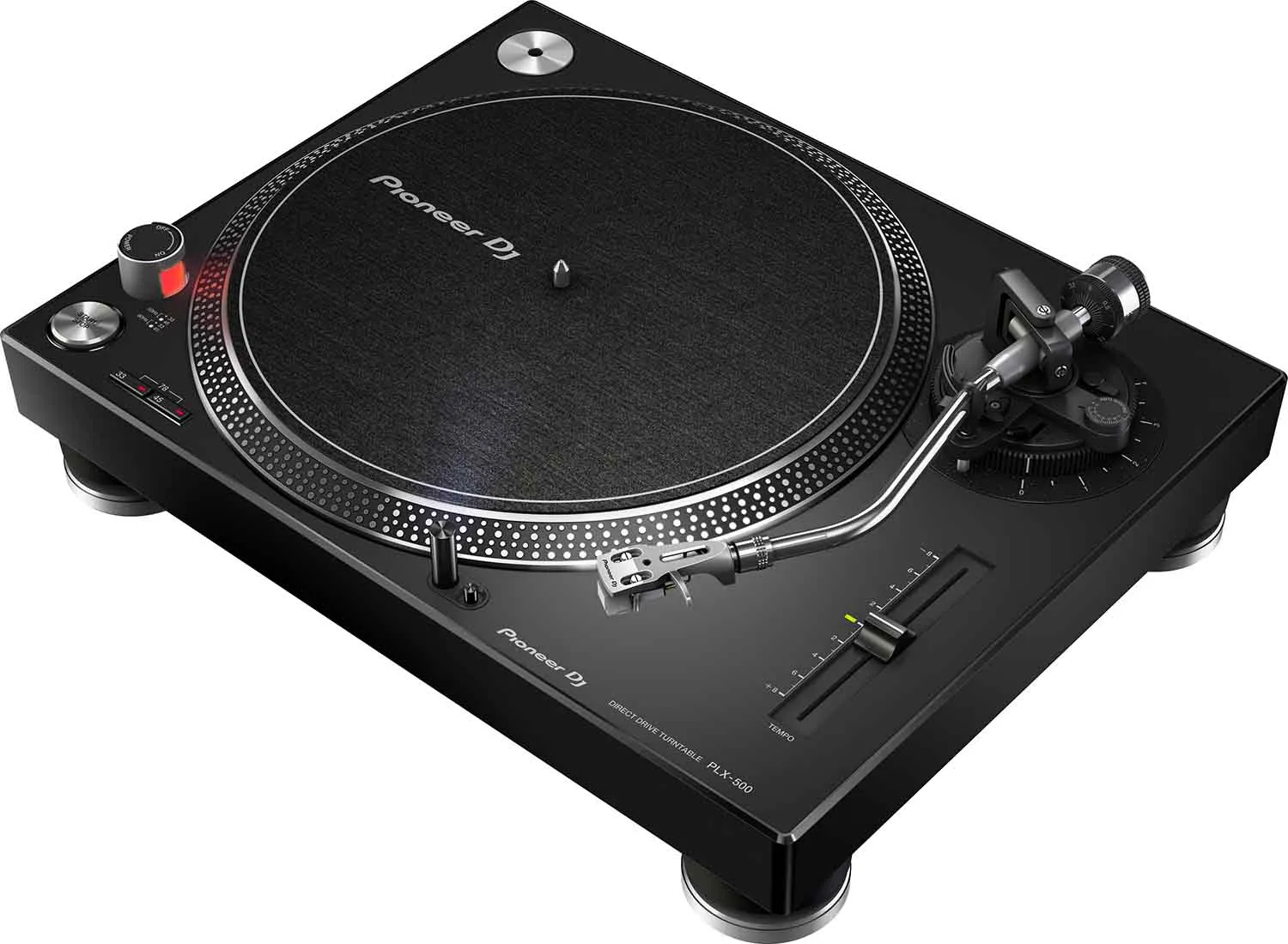 B-Stock: PLX-500-K High Torque, Direct Drive Turntable – Black Configuration B