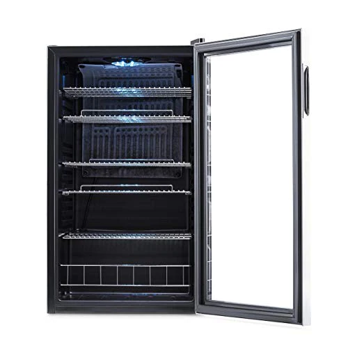 126-Can Beverage Refrigerator Cooler with Glass Door