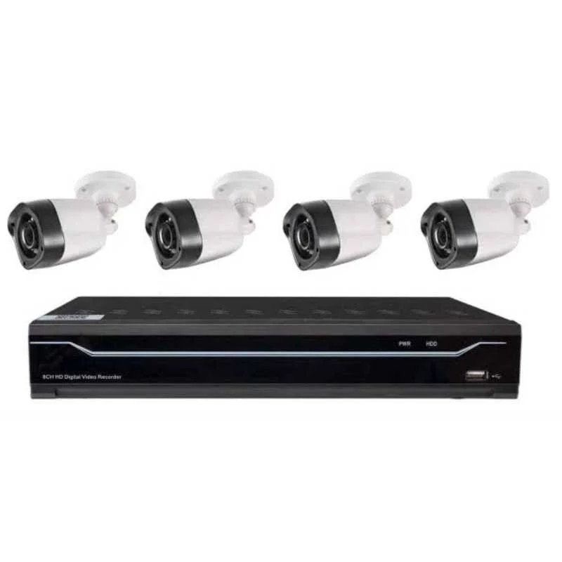 Cobra 8 Channel Surveillance DVR With 4 HD Cameras And 1TB Hard Drive