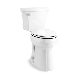 KOHLER Highline Arc Extra Tall Elongated Toilet, White, 1.28 GPF, 2-Piece – 78305-0