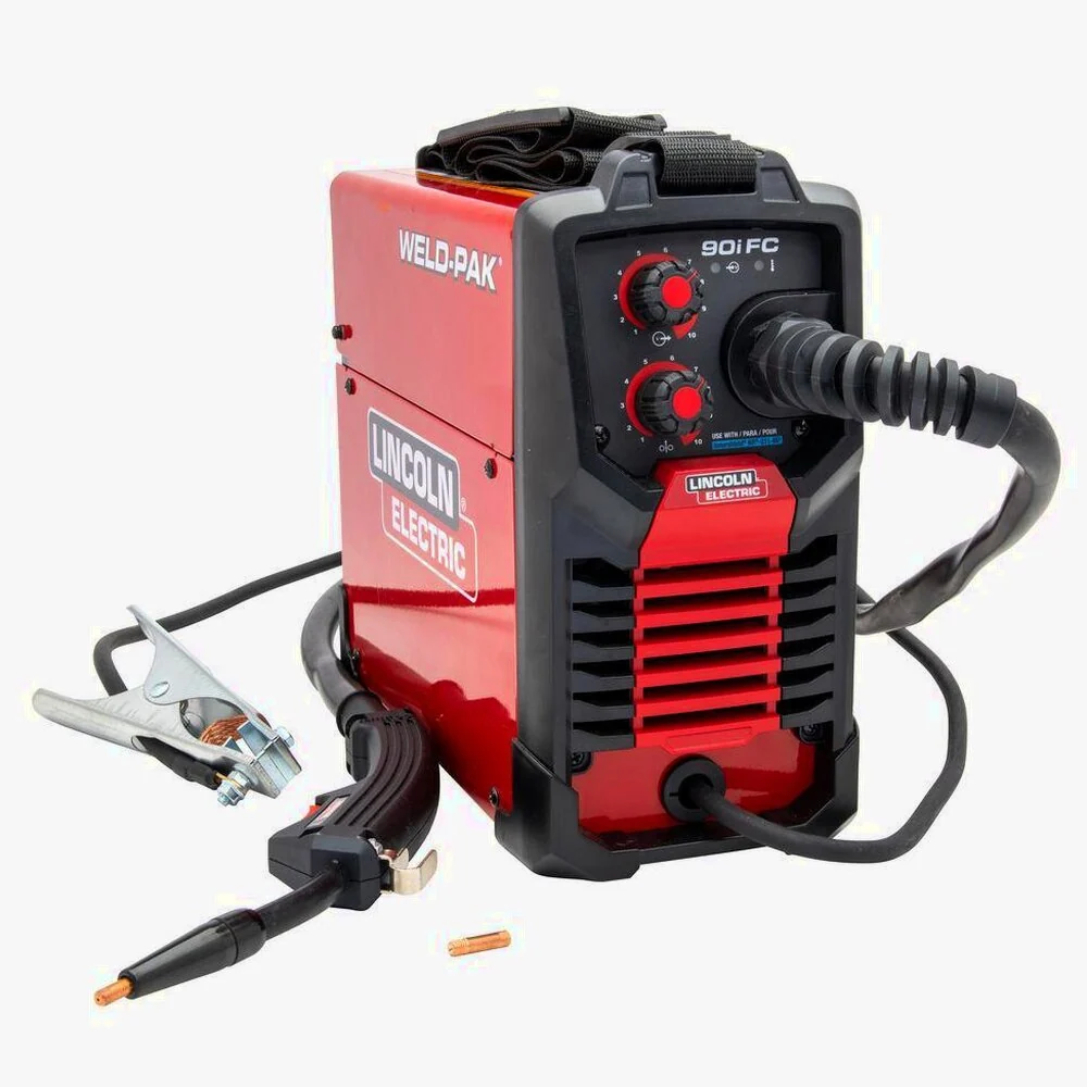 Lincoln Electric Weld-Pak 90i FC Flux-Cored Wire Feed Welder, 120V, 120 Amp, 1/4 in – K5255-1