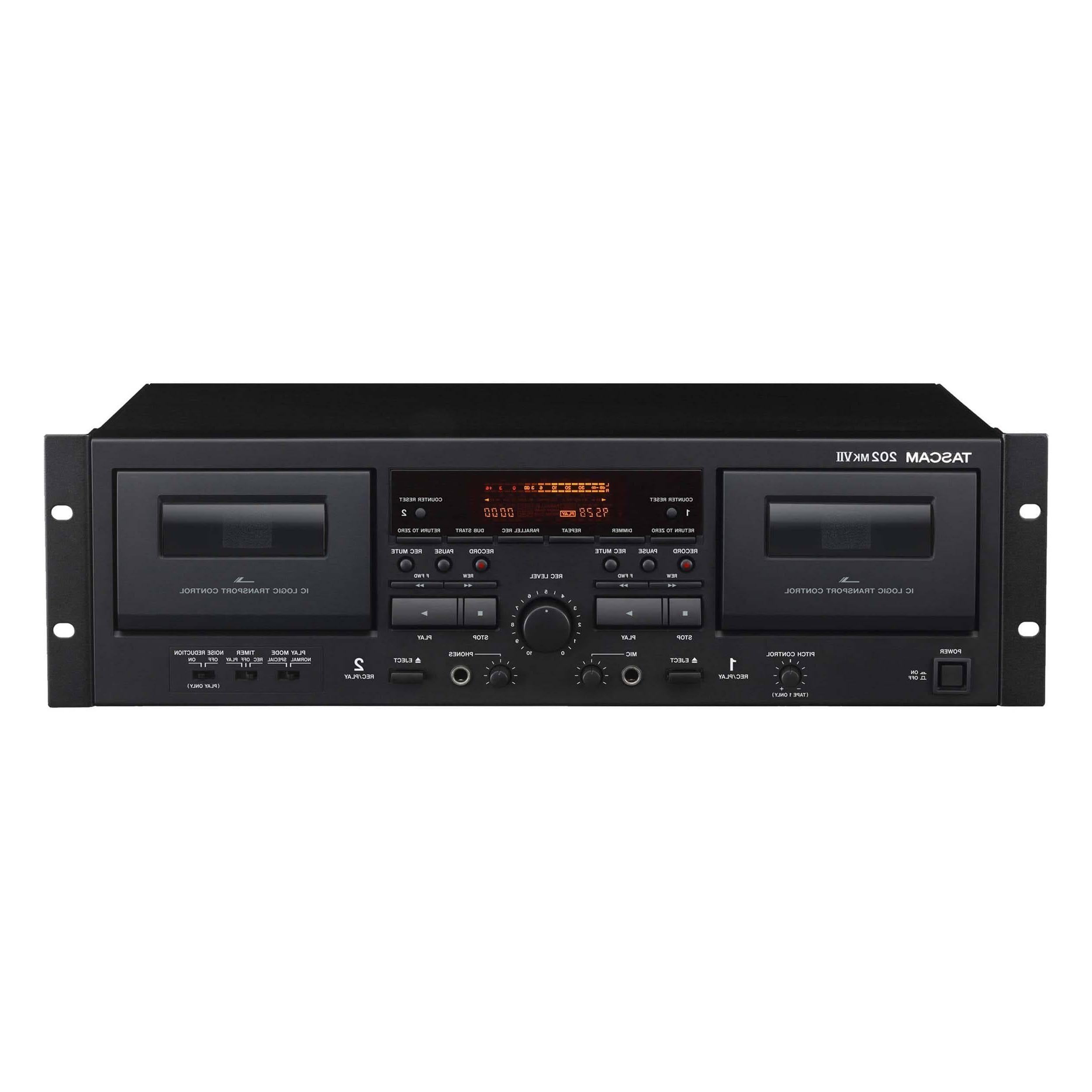 Dual Cassette Deck with USB Port, Recording and Playback