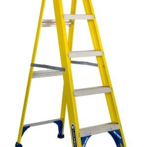 Louisville Ladder 5-Foot Fiberglass Step Ladder, 250-Pound Load Capacity, Type I – FS2005