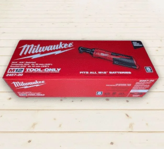 Milwaukee M12 Cordless 3/8 in Ratchet, 35 ft-lbs, 250 RPM, Bare Tool – 2457-20
