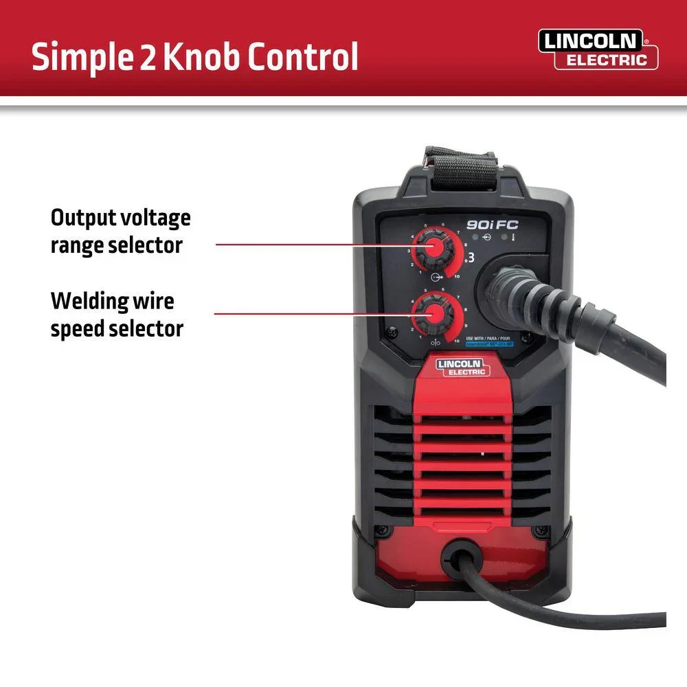Lincoln Electric Weld-Pak 90i FC Flux-Cored Wire Feed Welder – K5255-1