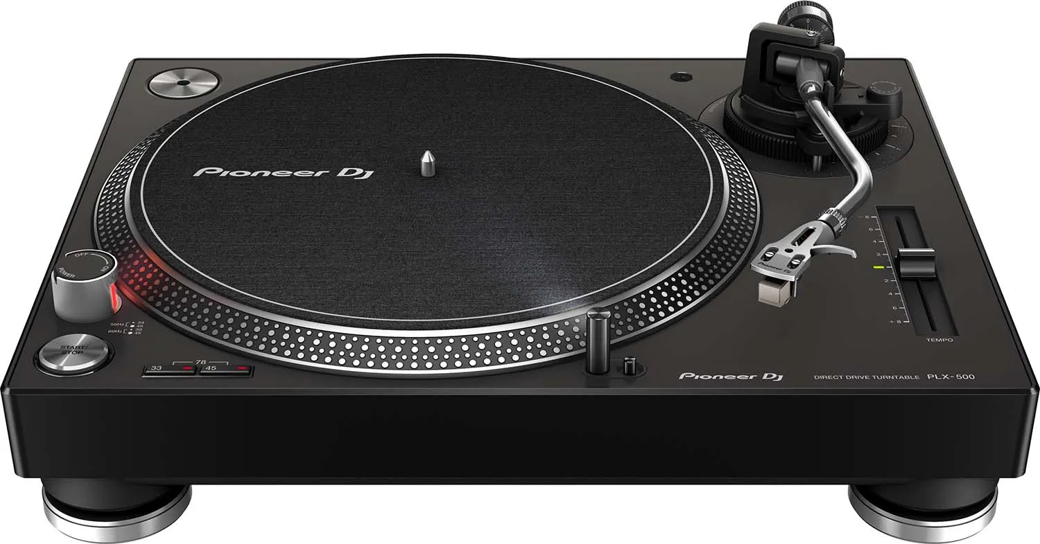 B-Stock: PLX-500-K High Torque, Direct Drive Turntable – Black Configuration B