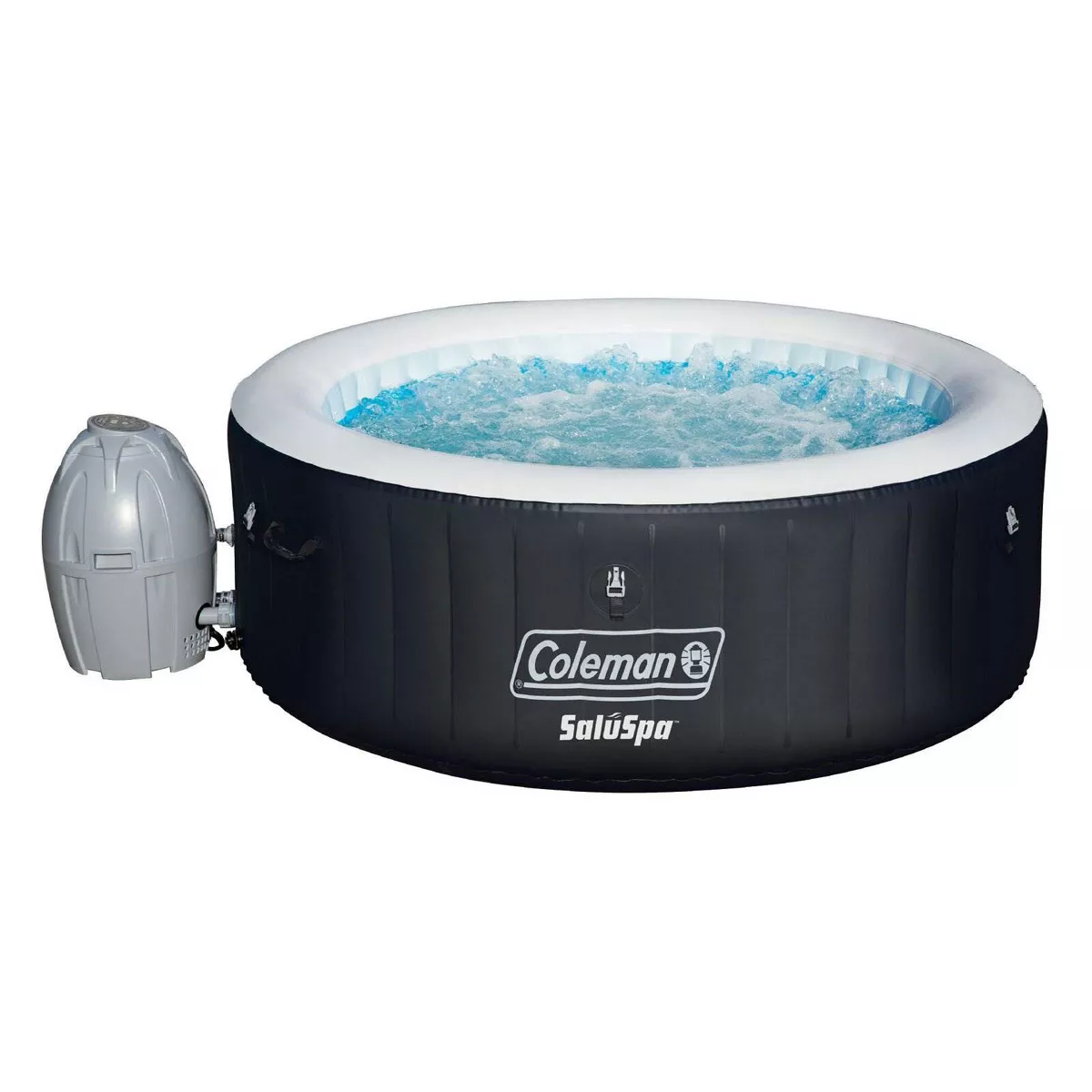 4-Person Inflatable Hot Tub with 60 AirJets & Adjustable Seats