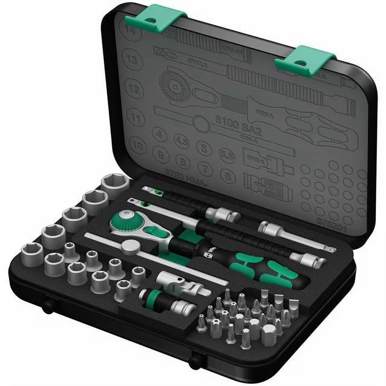 Wera Metric 1/4 in Drive Speed Ratchet Set, 42-Piece – Zyklop