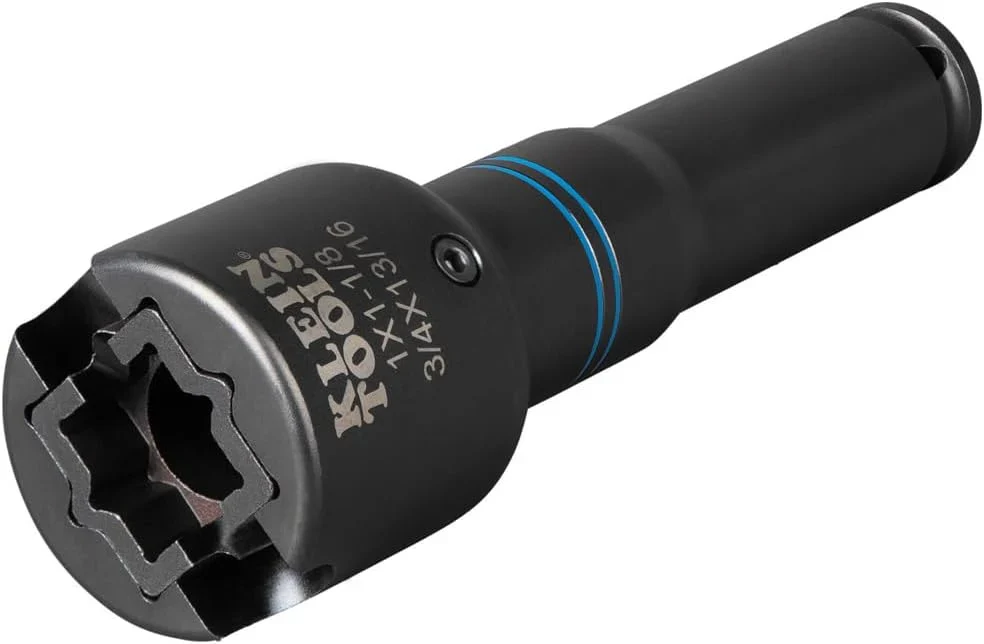 Klein Tools Single-Ended Impact Socket, 3/4-Inch, 1-Inch And 1-1/8-Inch – NRHD3