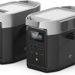 Portable Power Station DELTA 2, 1024Wh LiFePO4 (LFP) Battery, 1800W AC/100W USB-C Output, Solar Generator(Solar Panel Optional) for Home Backup Power, Camping & RVs