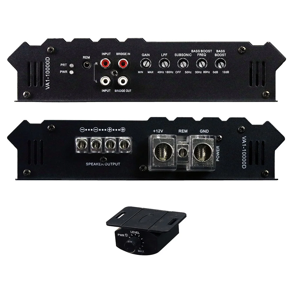 10000 Watt Mono Amplifier Class D Car Audio 1-Ohm Amp