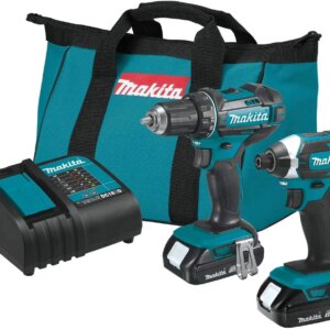 Makita 18V LXT Lithium-Ion 2-Piece Cordless Combo Kit With 1.5 Ah Batteries – CT225SYX