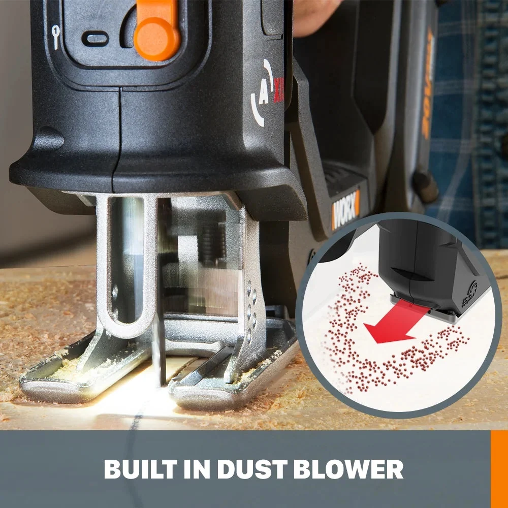 Worx 20V Power Share Axis Cordless Reciprocating & Jig Saw – WX550L.9