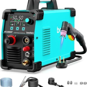 50A Plasma Cutter, Dual Voltage 110/220V, Digital Display – BTC500DP 7th Gen