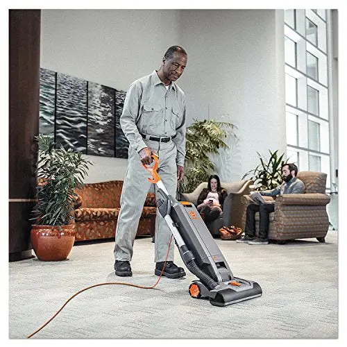 15-Inch Commercial Upright Vacuum Cleaner with HEPA Filtration, CH54115
