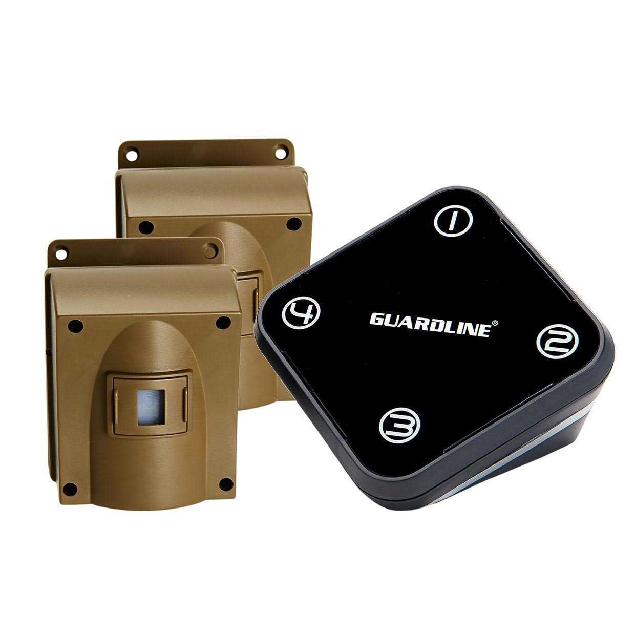 Guardline Wireless Driveway Alarm Weatherproof Outdoor Security Alert System – 500 Foot Range