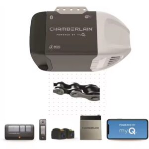 Chamberlain 0.5 HP Chain Drive Smart Garage Door Opener With 7 ft Rail – C2212T