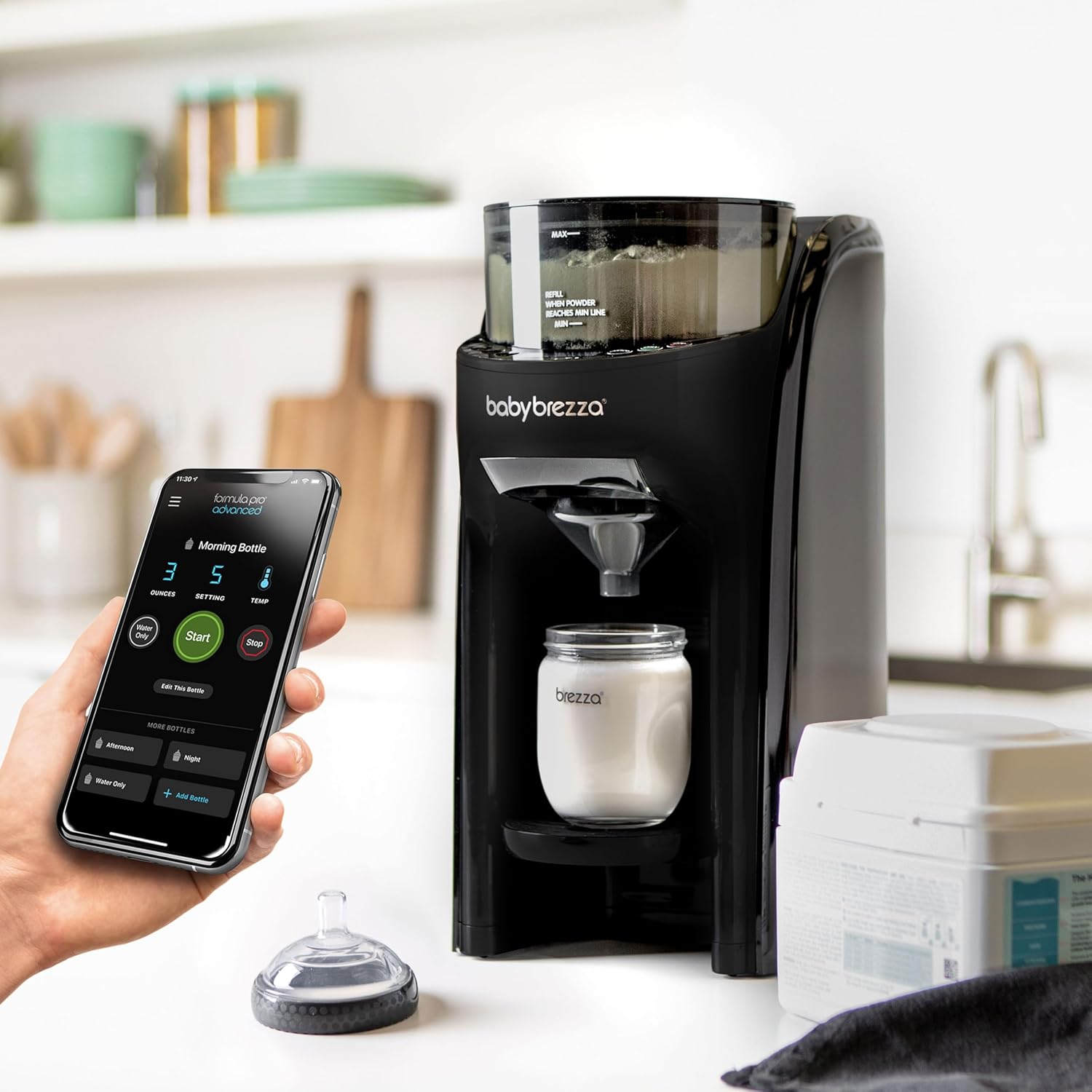 Advanced WiFi Formula Dispenser, Black