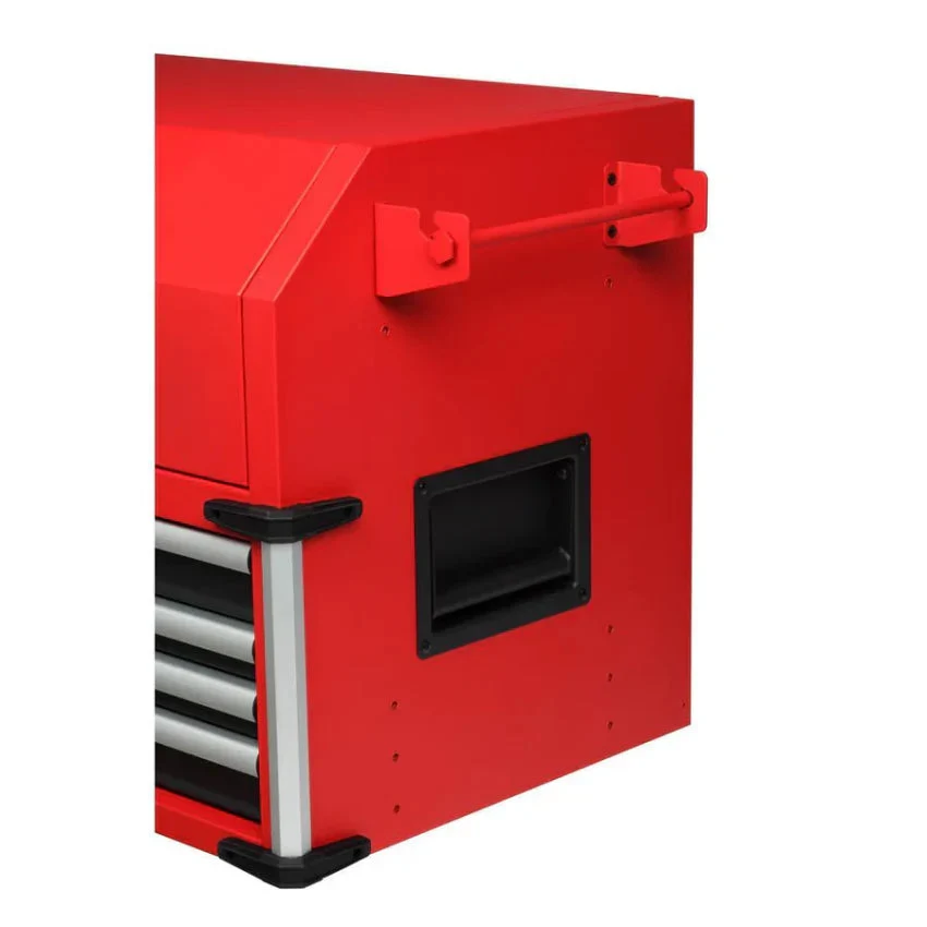 Milwaukee High Capacity 56 in 18-Drawer Steel Tool Chest And Cabinet Combo – Red And Black