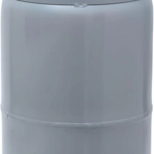 Steel Forklift Propane Tank Cylinder with Built-in Gauge, Gray-Flame King