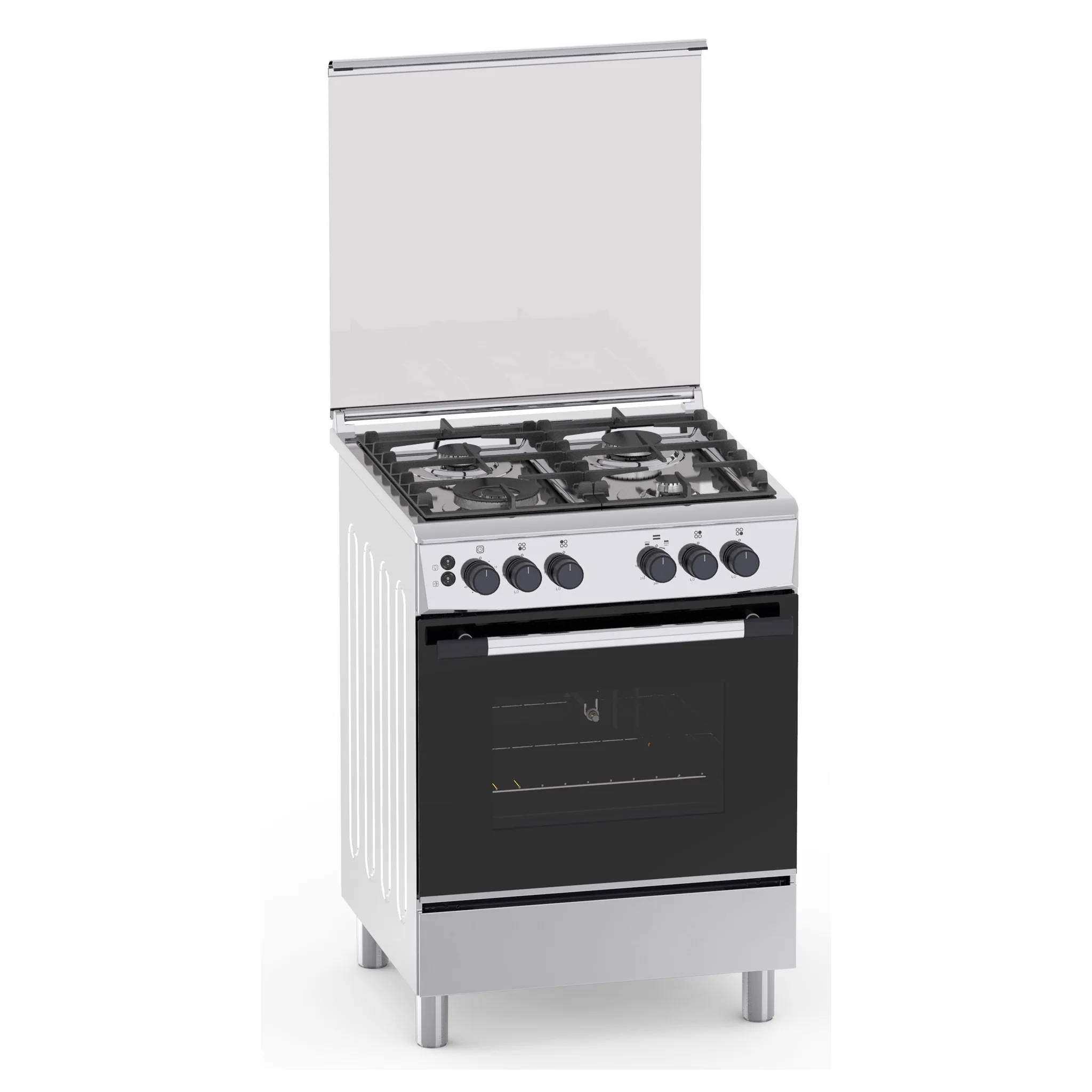 Range with Flexible Cooking Options