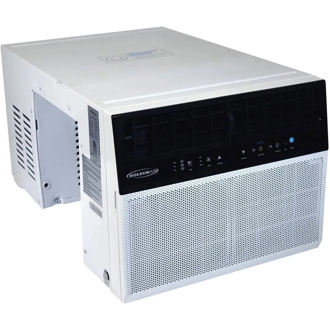 8,000 BTU Hybrid (saddle) Window Air Conditioner with WiFi – 8,000 BTU (White)