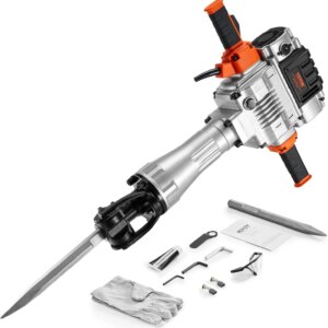 Electric Demolition Hammer 3500 Watts 110 V 13 Amps Yellow